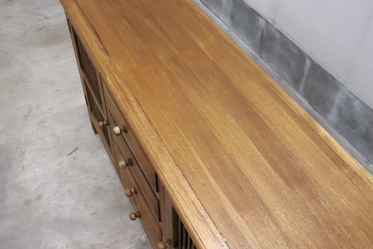 CORIGGE MARKET / カリッジマーケット サイドボード リビングボード 収納家具 無垢材 アジアン テイスト 展示品 gmct78