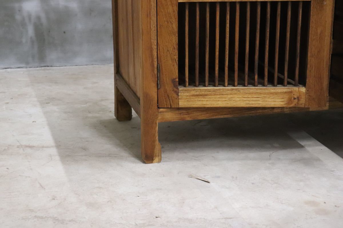 CORIGGE MARKET / カリッジマーケット サイドボード リビングボード 収納家具 無垢材 アジアン テイスト 展示品 gmct78