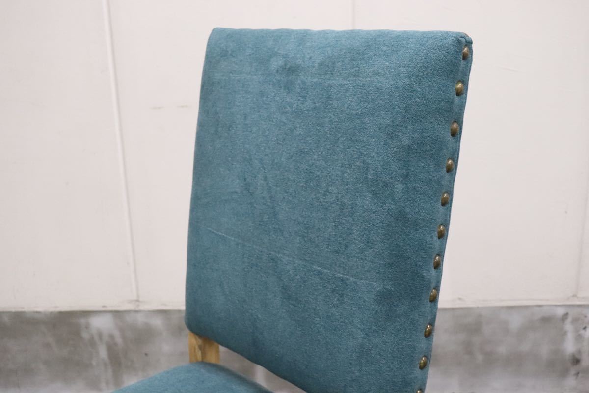 CORIGGE MARKET ○ ラウネ ダイニングチェア 2脚セット モダン アジアン ファブリック 展示品 gmct86