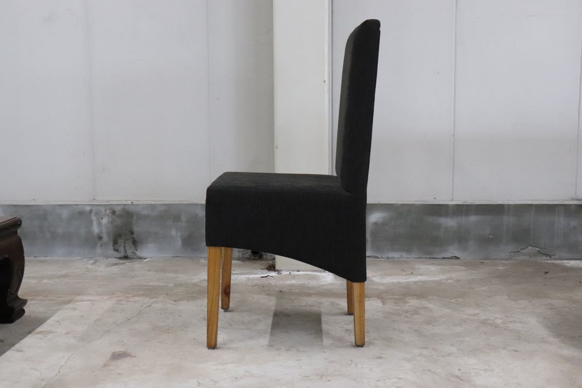 CORIGGE MARKET ○ ダイニングチェア アジアン 天然木 ファブリック 展示品 gmct85