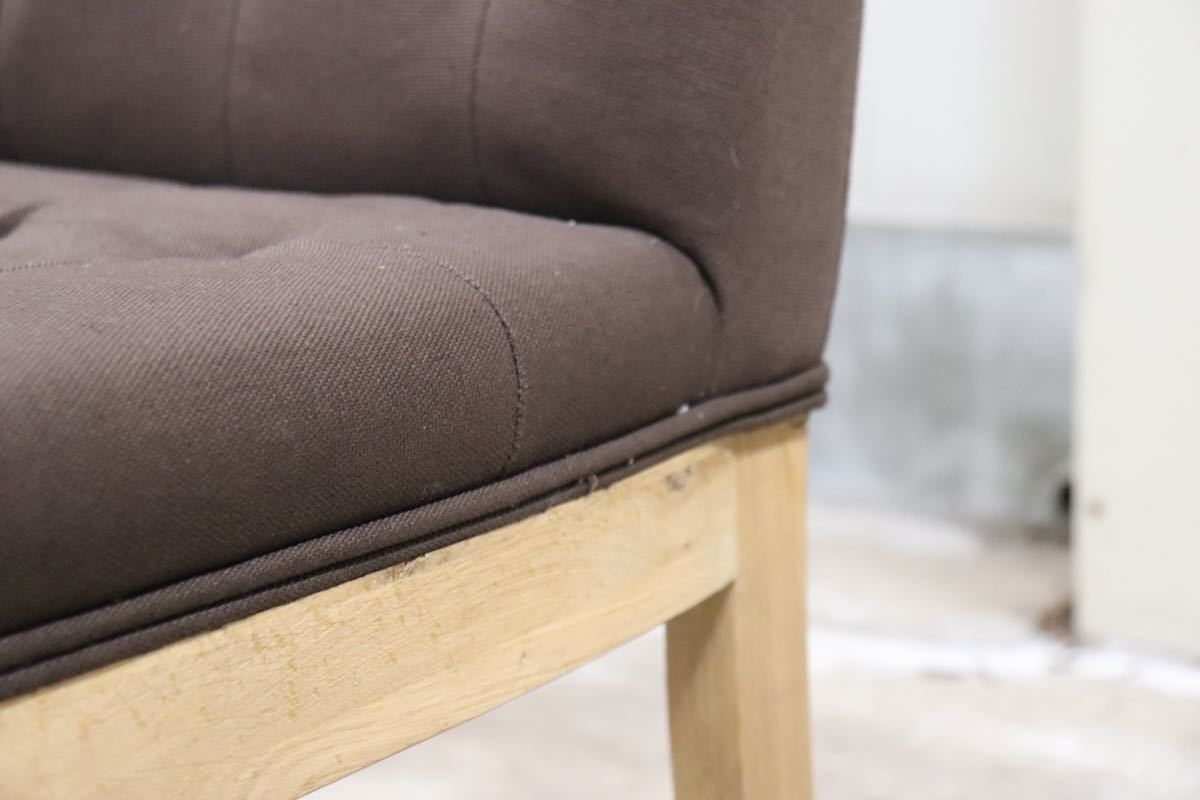 CORIGGE MARKET ○ ダイニングチェア アジアン 天然木 ファブリック 展示品 gmct85 B