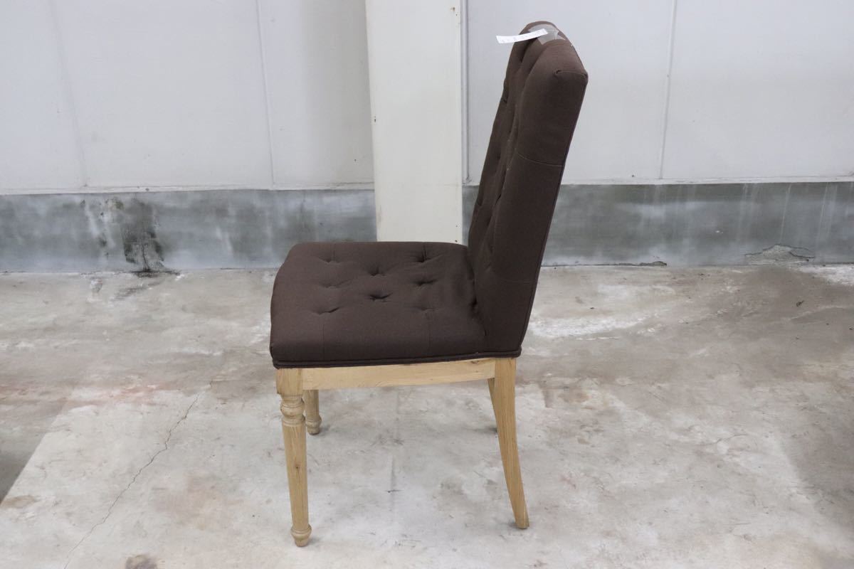 CORIGGE MARKET ○ ダイニングチェア アジアン 天然木 ファブリック 展示品 gmct85 B