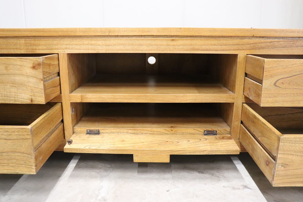 GMCT106B○CORIGGE MARKET / カリッジマーケット TVボード リビングボード サイドボード アジアン 無垢材 収納家具 展示品