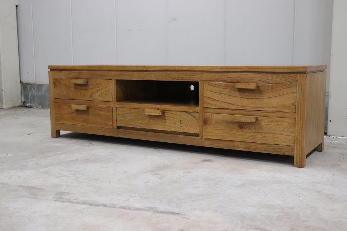 GMCT106C○CORIGGE MARKET / カリッジマーケット TVボード リビングボード サイドボード アジアン 無垢材 収納家具 展示品