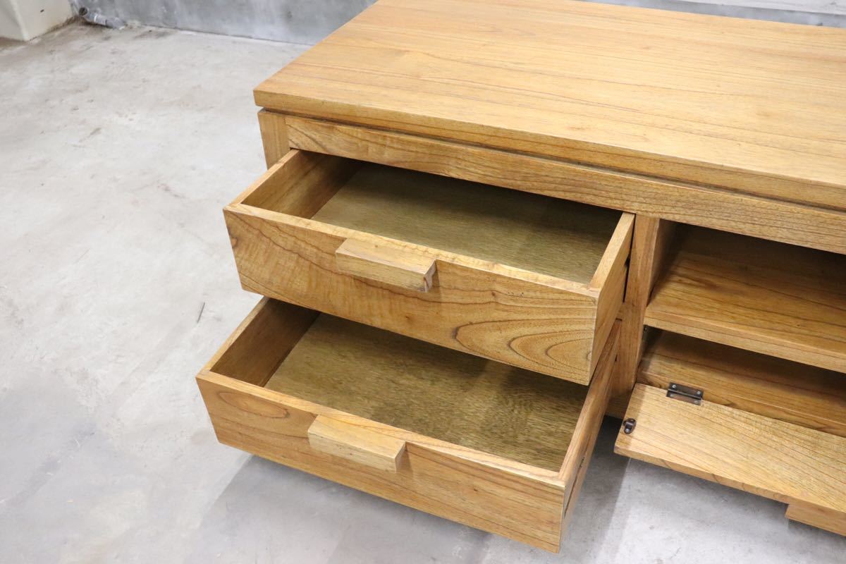 GMCT106C○CORIGGE MARKET / カリッジマーケット TVボード リビングボード サイドボード アジアン 無垢材 収納家具 展示品