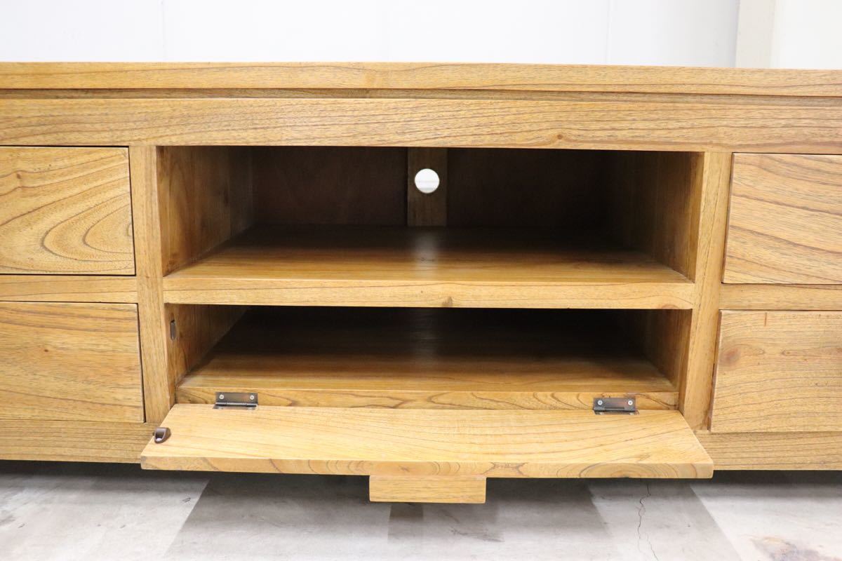 GMCT106C○CORIGGE MARKET / カリッジマーケット TVボード リビングボード サイドボード アジアン 無垢材 収納家具 展示品