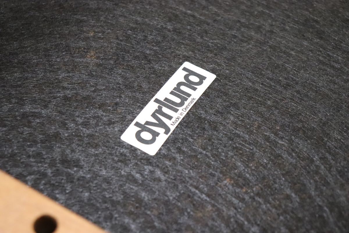 GMCK114○dyrlund デューロン ダイニングチェア4脚セット デンマーク 北欧家具 チーク無垢材 高級 ファブリック 希少 ヴィンテージ