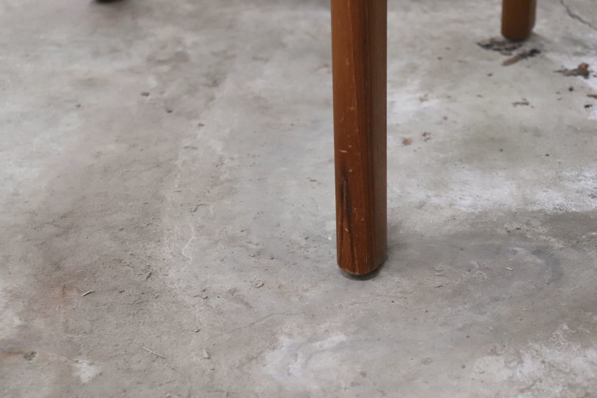 GMCK114○dyrlund デューロン ダイニングチェア4脚セット デンマーク 北欧家具 チーク無垢材 高級 ファブリック 希少 ヴィンテージ