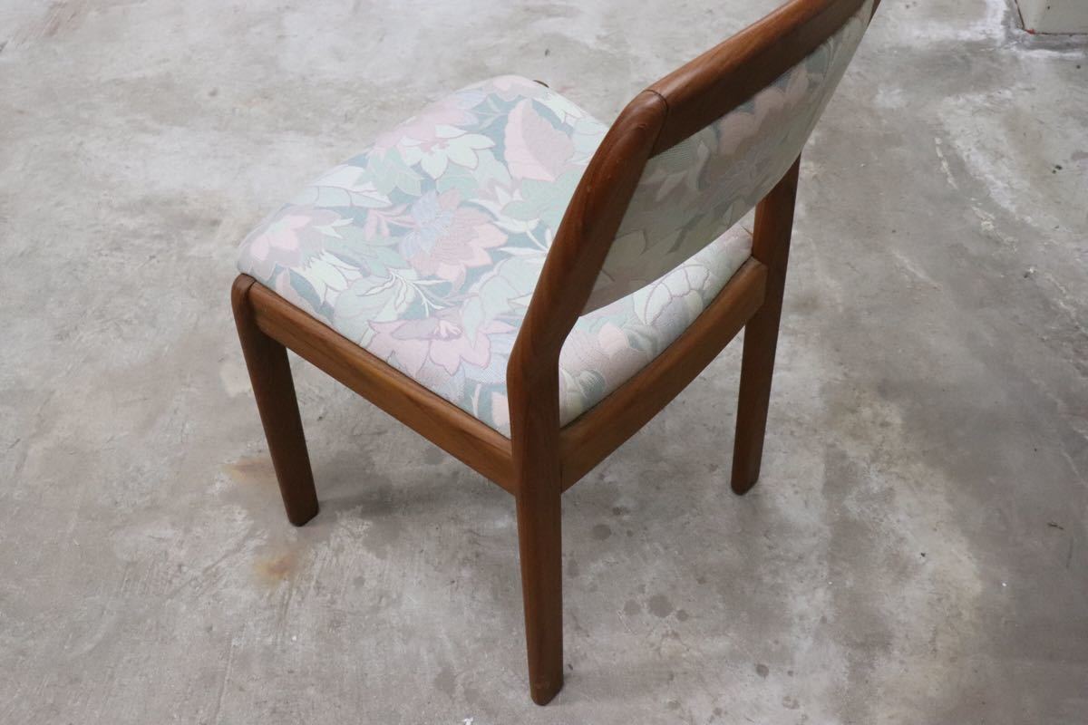 dyrlund デューロン ○ ダイニングチェア デンマーク 北欧家具 チーク無垢材 高級 gmck114 B