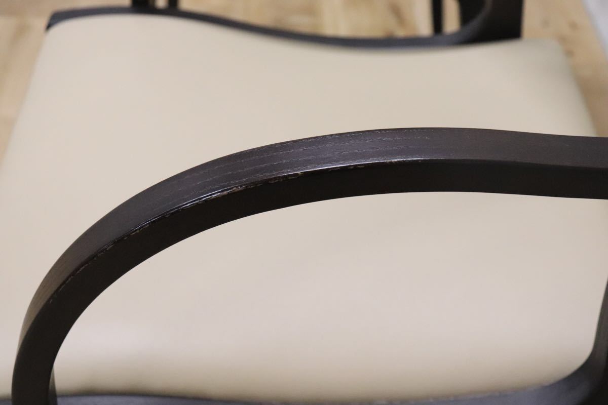 GMCT194Fuji furniture 冨士ファニチア ○ Calm ダイニングチェア アームチェア 2脚セット