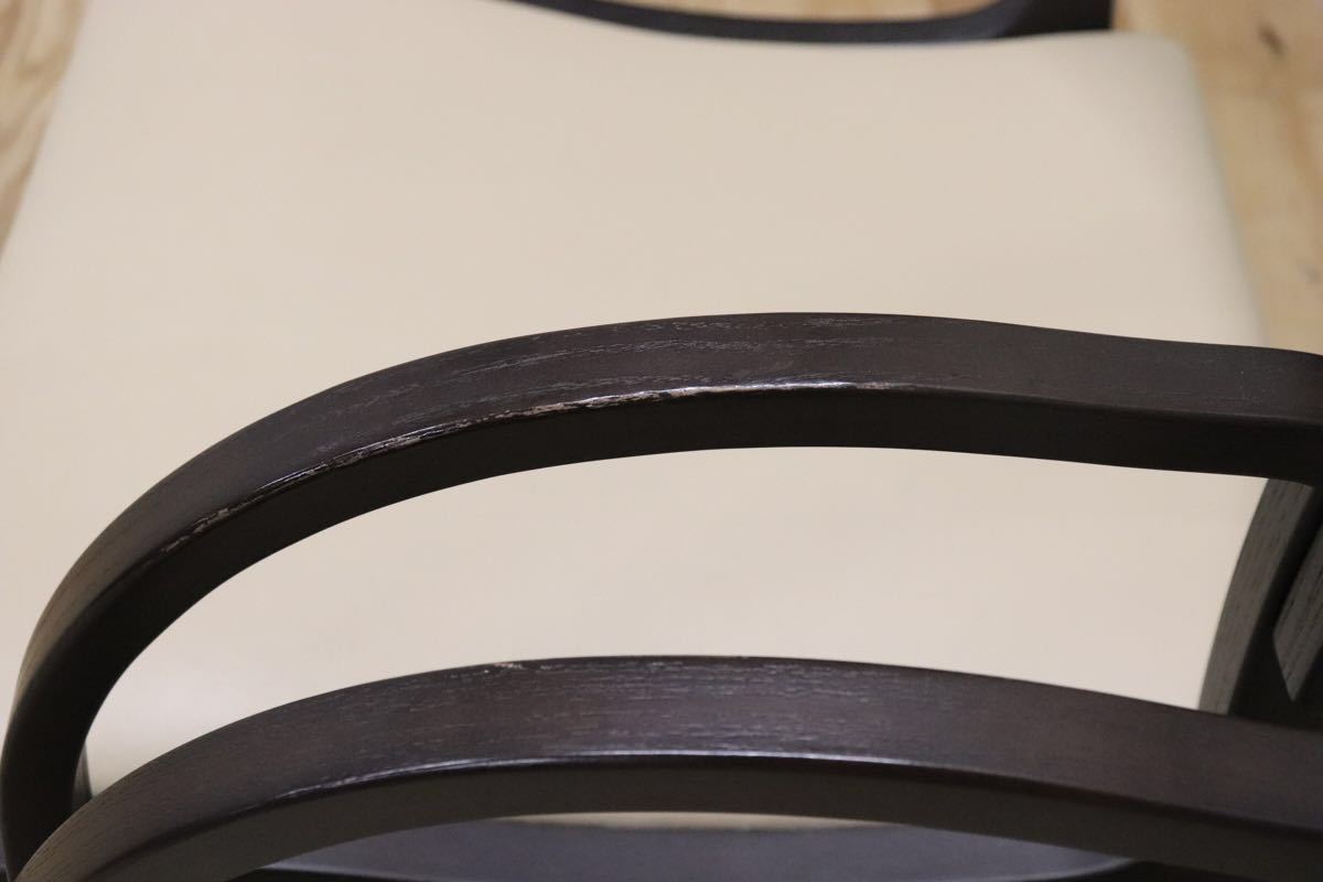 GMCT194Fuji furniture 冨士ファニチア ○ Calm ダイニングチェア アームチェア 2脚セット