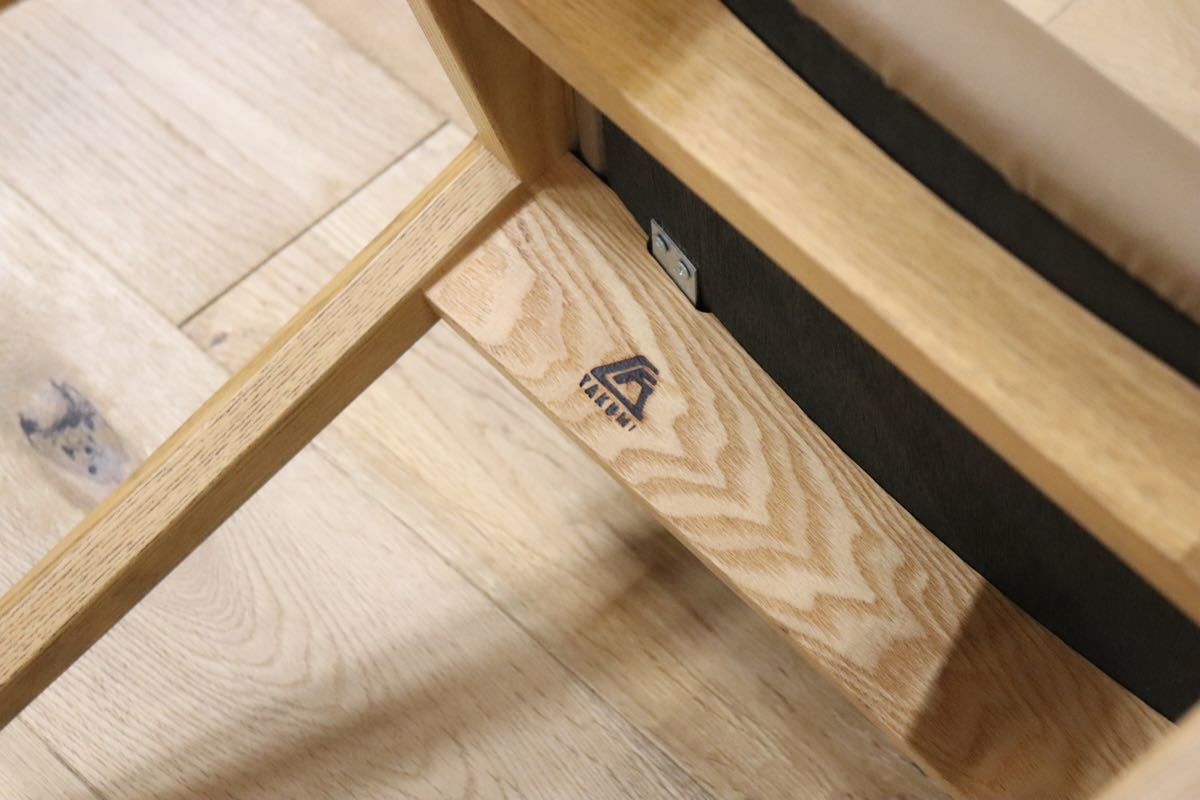 匠工芸 TAKUMI ○ ダイニングチェア 2脚セット 木製 椅子 チェア アッシュ材 北海道 家具 gmbt21 B