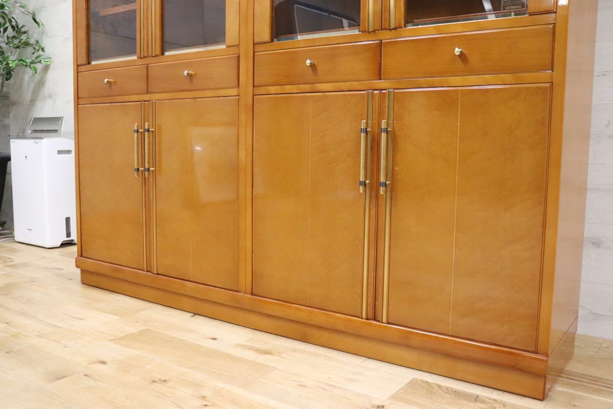 GMCH144 ○ 森繁 モリシゲ MORISHIGE ○ 最高級 飾り棚 キャビネット 書棚 壁面収納家具 IDC大塚家具