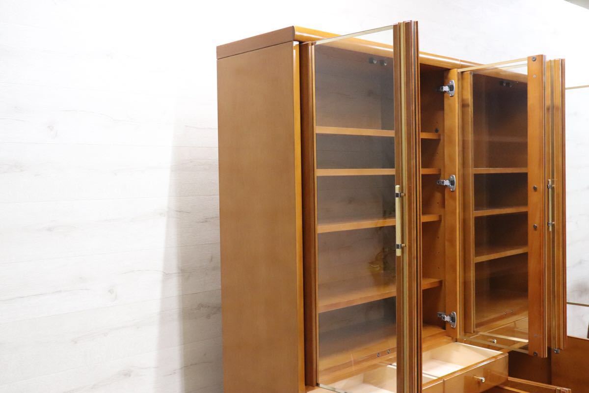 GMCH144 ○ 森繁 モリシゲ MORISHIGE ○ 最高級 飾り棚 キャビネット 書棚 壁面収納家具 IDC大塚家具