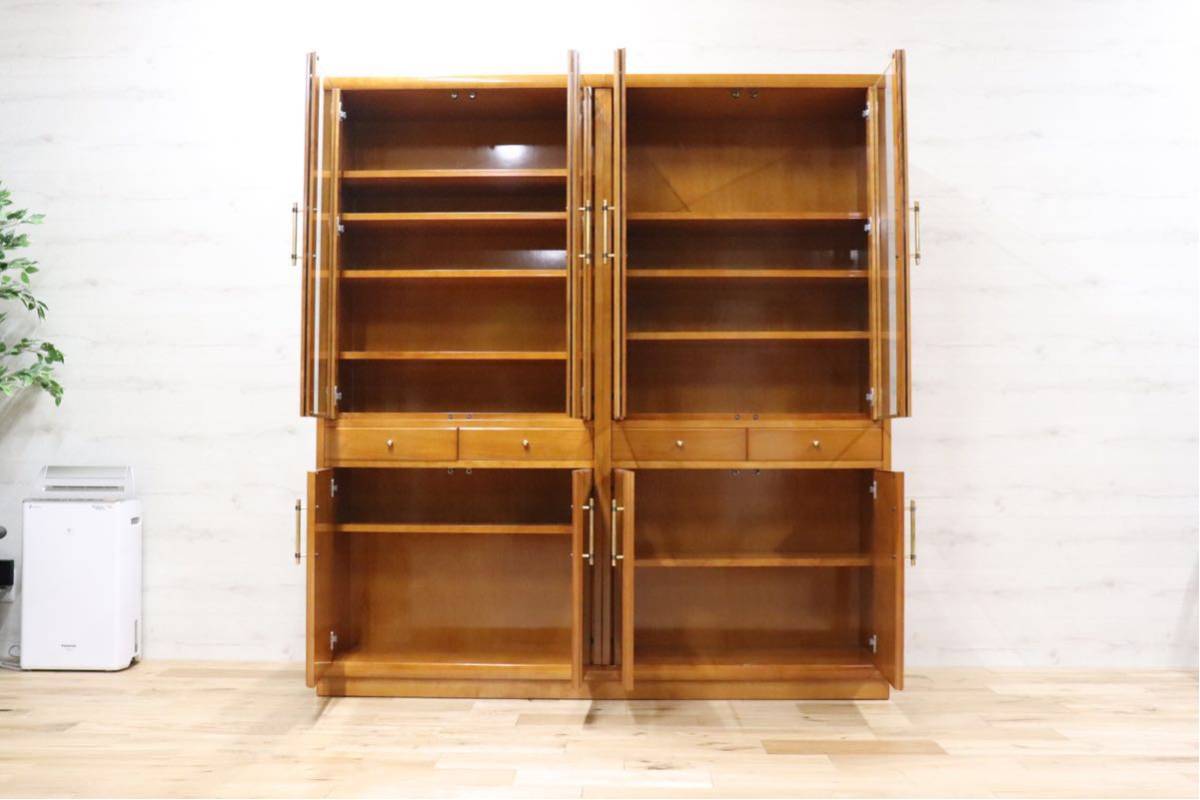 GMCH144 ○ 森繁 モリシゲ MORISHIGE ○ 最高級 飾り棚 キャビネット 書棚 壁面収納家具 IDC大塚家具