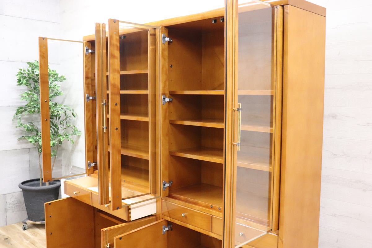 GMCH144 ○ 森繁 モリシゲ MORISHIGE ○ 最高級 飾り棚 キャビネット 書棚 壁面収納家具 IDC大塚家具