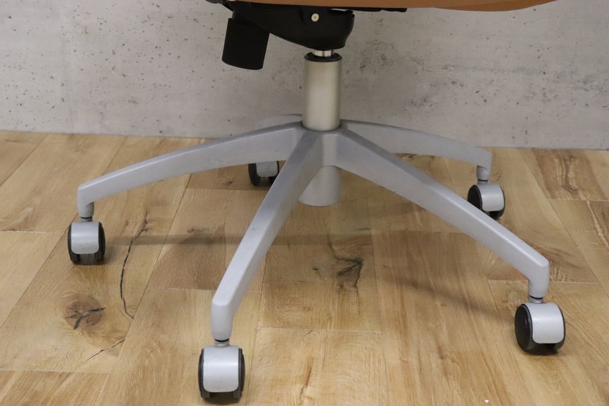 gmbk570G ○ INNO インノ ○ 希少 Harri Korhonen ヴィンテージ デスクチェア ワーキング 本革 北欧 検)ウェグナー モーエンセン