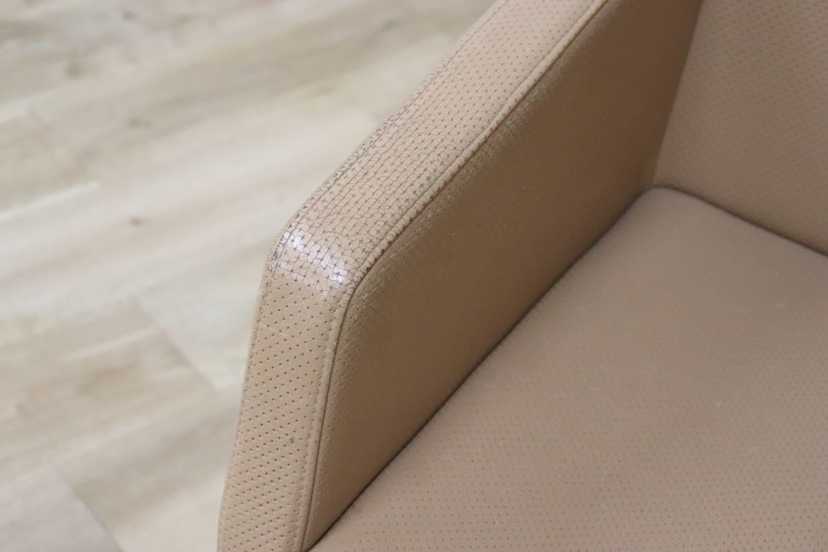 gmbk570I ○ INNO インノ ○ 希少 Harri Korhonen ヴィンテージ デスクチェア ワーキング 本革 北欧 検)ウェグナー モーエンセン