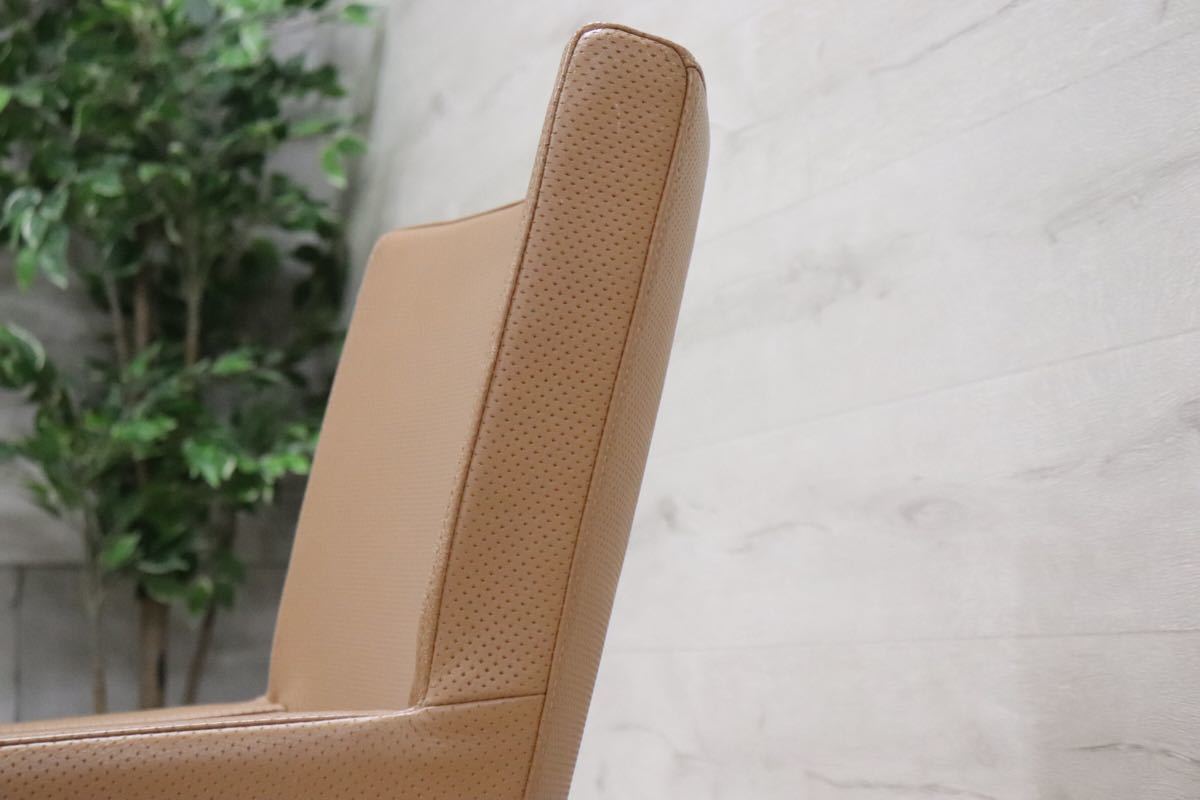 gmbk570L ○ INNO インノ ○ 希少 Harri Korhonen ヴィンテージ デスクチェア ワーキング 本革 北欧 検)ウェグナー モーエンセン