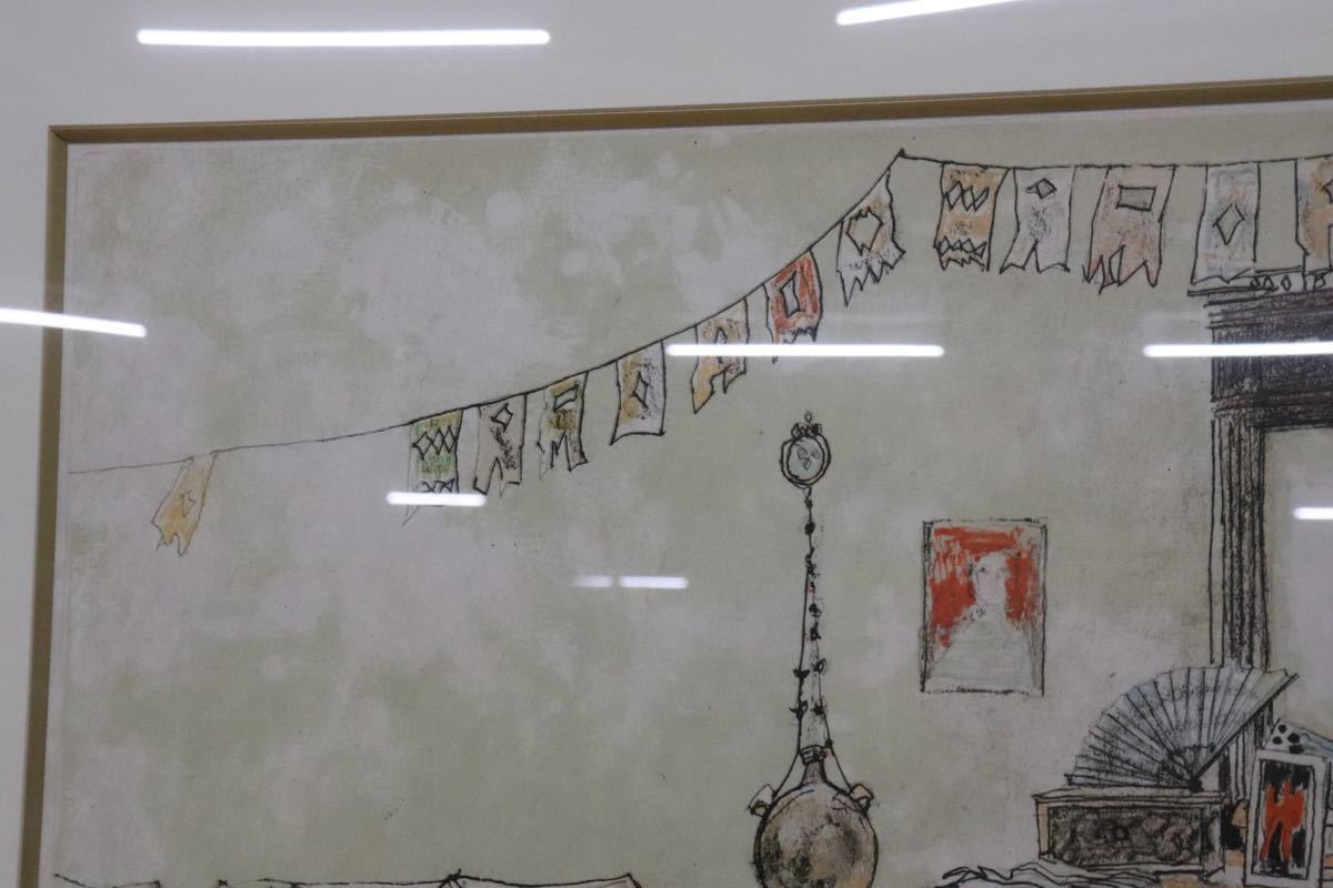 gmco1 ○ Jean Jansem ジャン ジャンセン ○ 「家具」絵画 希少 芸術 アート 作品 フランス アルメニア 作家