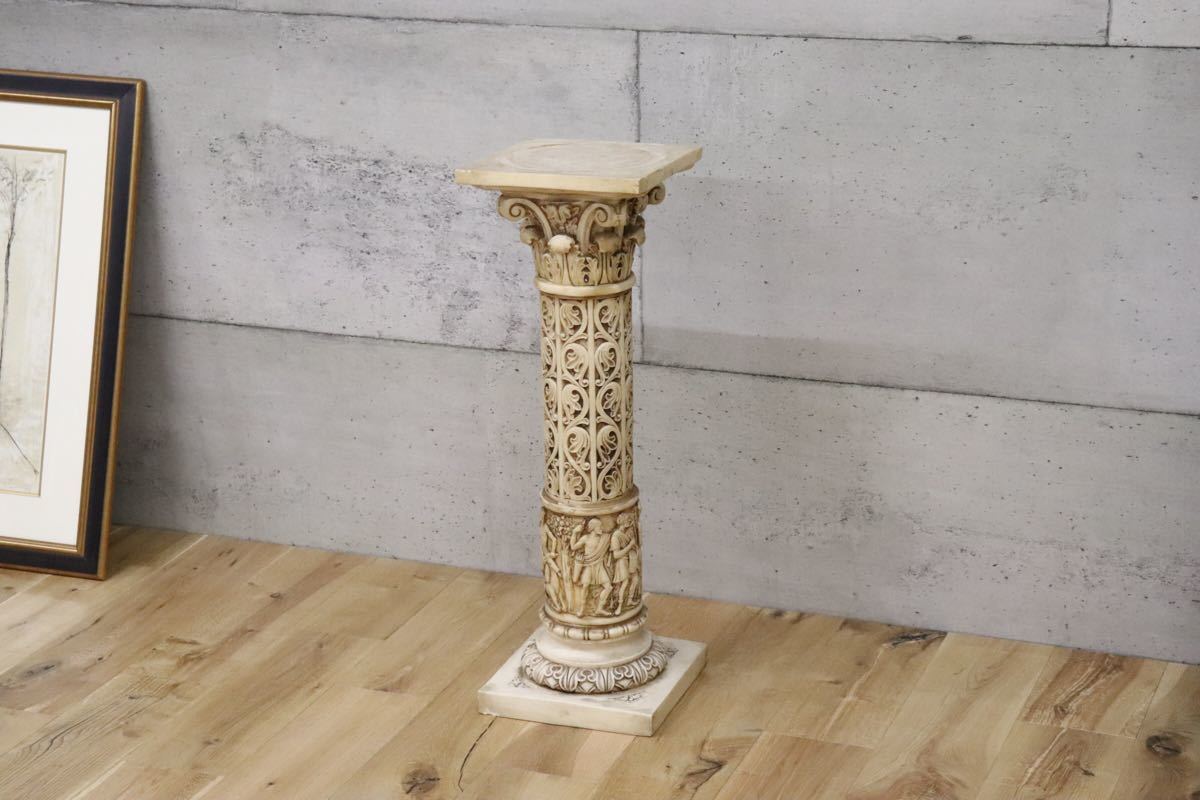 gmbk382 ○ 西洋 ローマ様式 花台 オブジェ アンティーク 什器