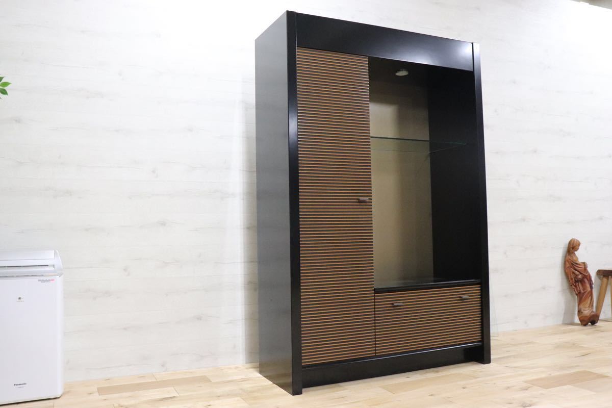 gmck386 ○ モリシゲ MORISHIGE ○ 国内最高峰 飾り棚 キャビネット 和家具 日本 キュリオ リビング収納 検)天童 カリモク マルニ