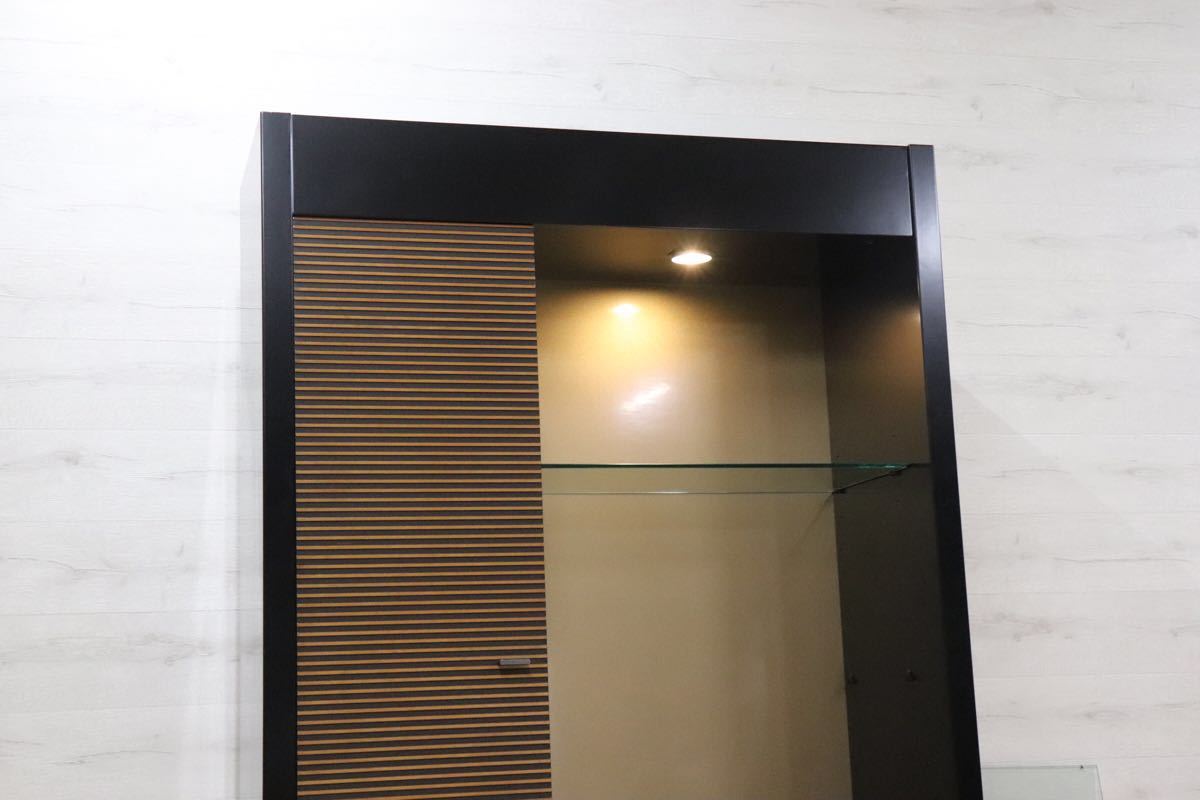 gmck386 ○ モリシゲ MORISHIGE ○ 国内最高峰 飾り棚 キャビネット 和家具 日本 キュリオ リビング収納 検)天童 カリモク マルニ