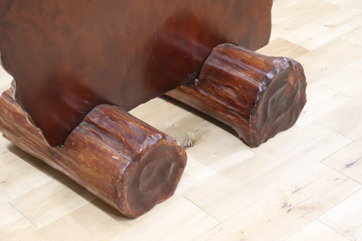 gmbk430 ○ 天然木 極上 衝立 仕切 パーテーション バール杢 瘤杢 鳥眼杢 年代物 和家具