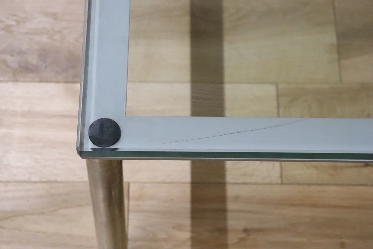 GMCK445 ○ IDC大塚家具 ガラス サイドテーブル リビング コーヒーテーブル ドイツ モダン