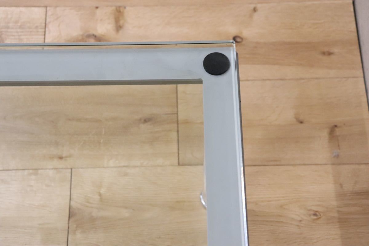 GMCK445 ○ IDC大塚家具 ガラス サイドテーブル リビング コーヒーテーブル ドイツ モダン