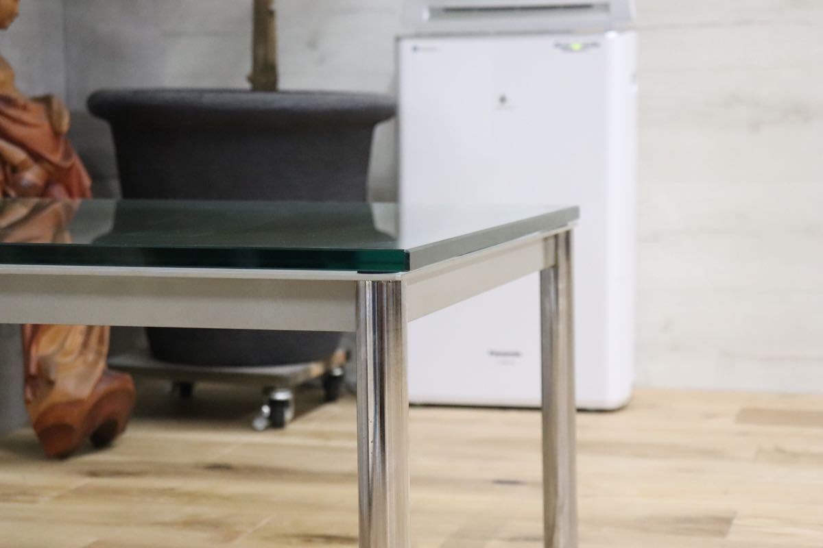 GMCK445 ○ IDC大塚家具 ガラス サイドテーブル リビング コーヒーテーブル ドイツ モダン