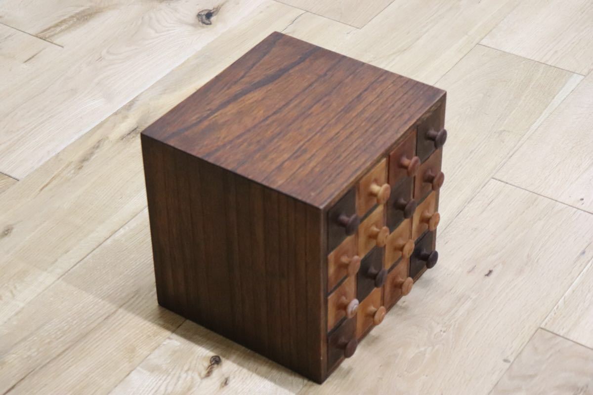 GMBT13○工房家具 小引き出し ペンケース オーク ウォールナット チェリー 無垢材 家具 小物入れ 収納 オブジェ 検)匠工芸