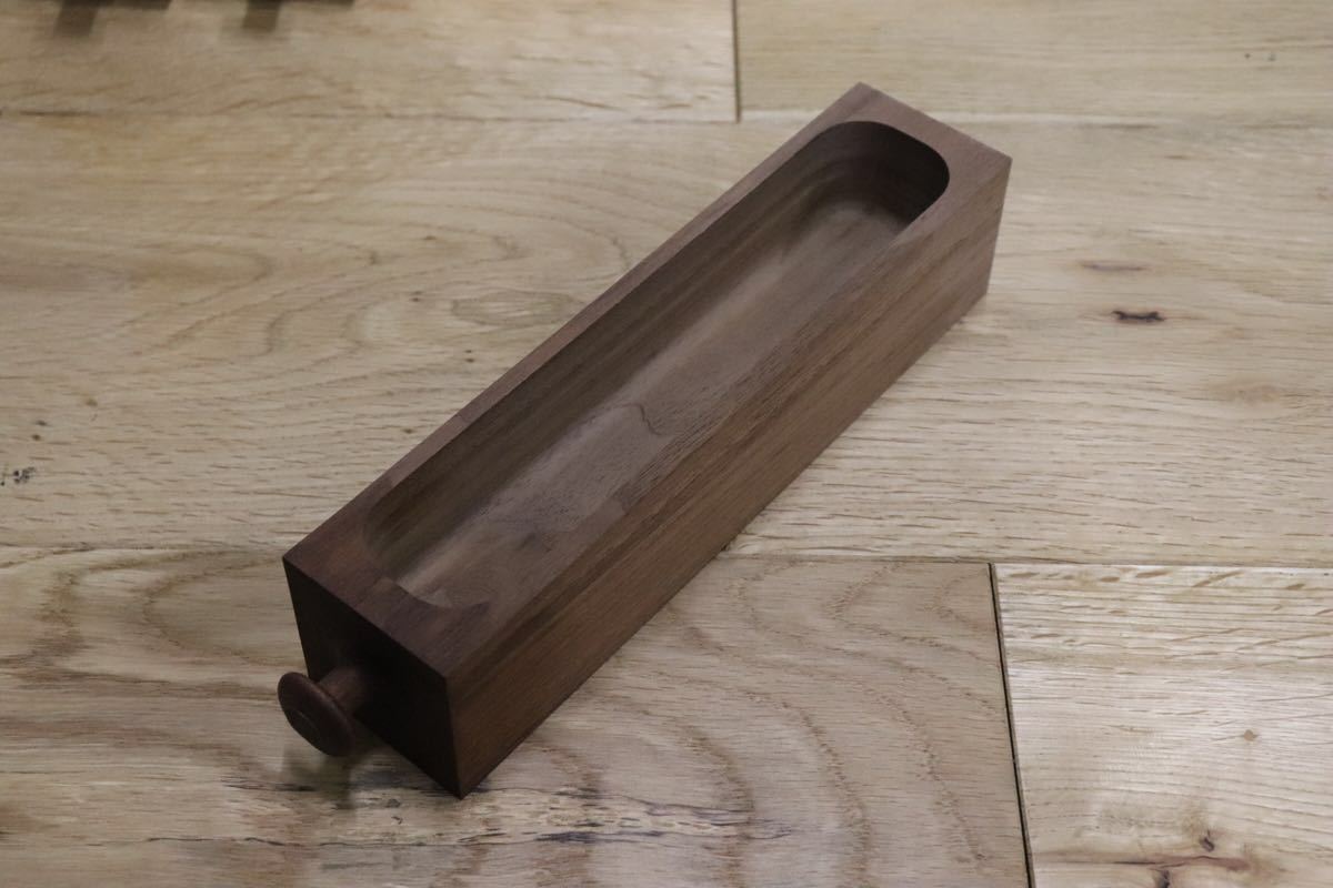 GMBT13○工房家具 小引き出し ペンケース オーク ウォールナット チェリー 無垢材 家具 小物入れ 収納 オブジェ 検)匠工芸