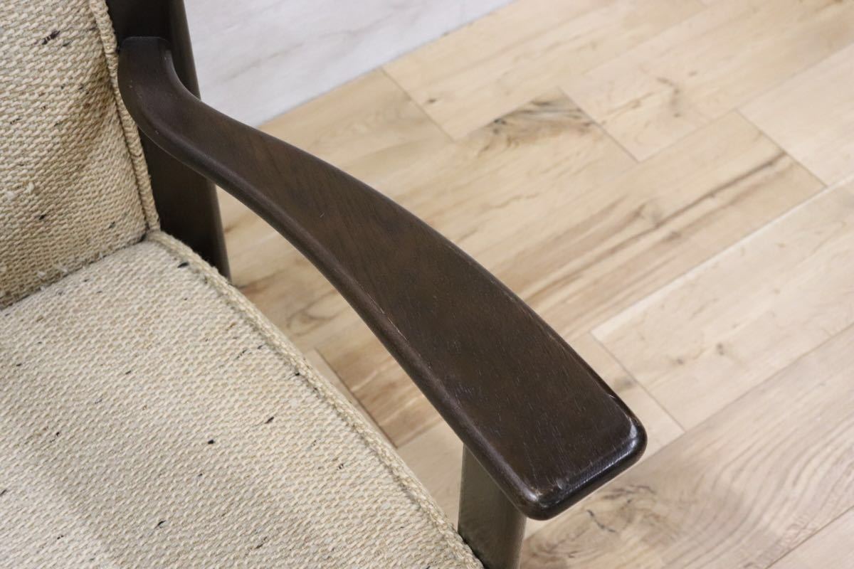 gmcn16B ○ Hock / ホック CONDE HOUSE カンディハウス インテリアセンター アームチェア ラウンジチェア ヴィンテージ 椅子 レトロ 希少