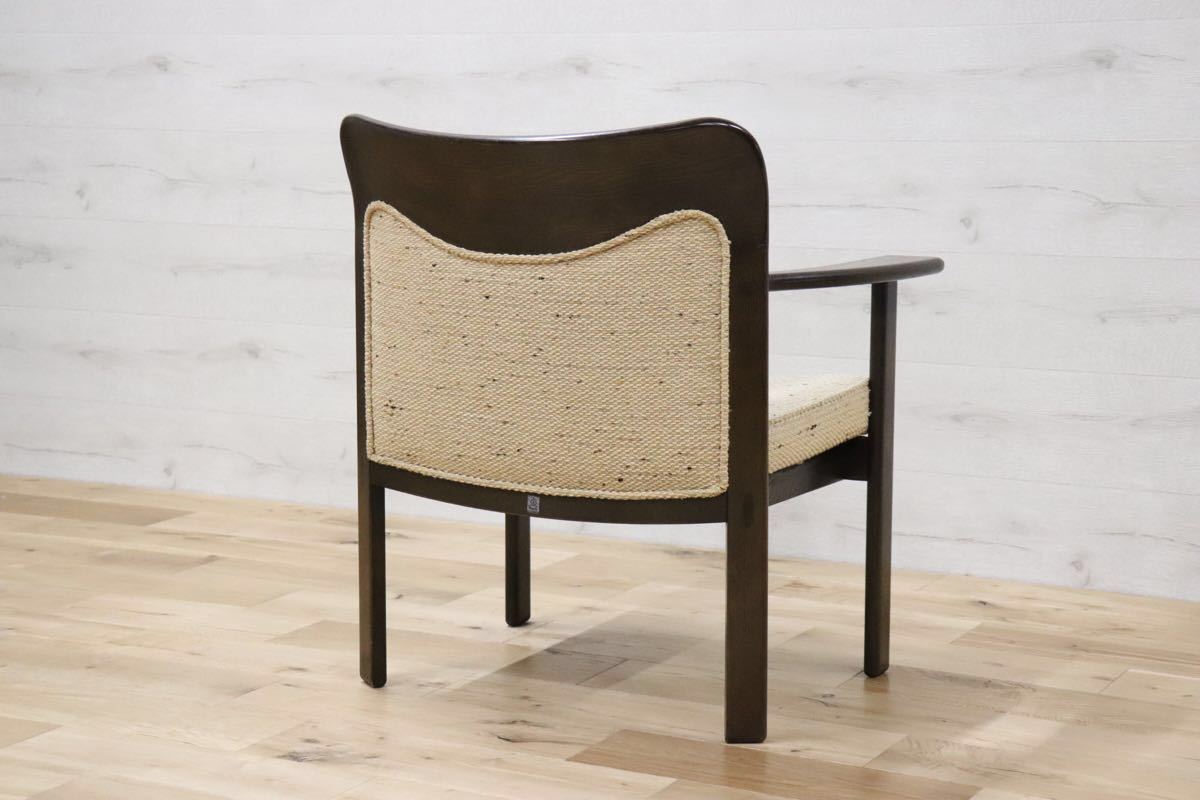 gmcn16B ○ Hock / ホック CONDE HOUSE カンディハウス インテリアセンター アームチェア ラウンジチェア ヴィンテージ 椅子 レトロ 希少