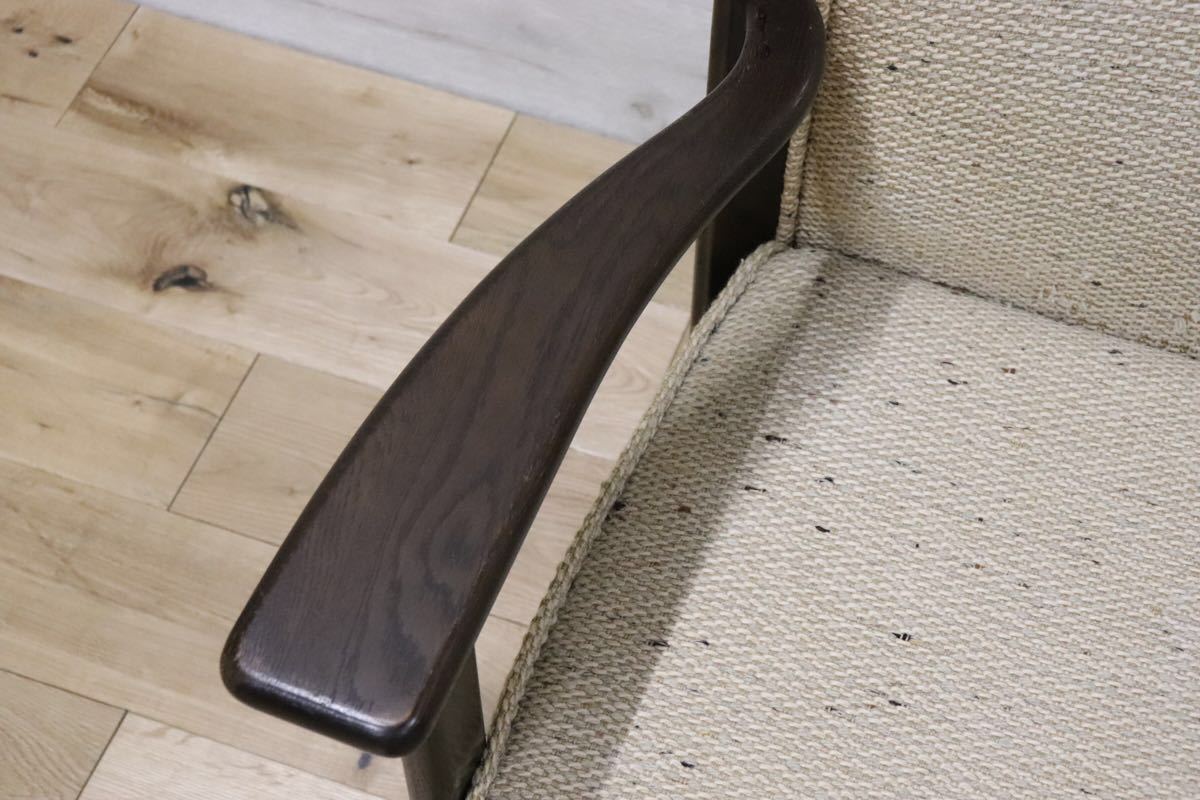 gmcn16B ○ Hock / ホック CONDE HOUSE カンディハウス インテリアセンター アームチェア ラウンジチェア ヴィンテージ 椅子 レトロ 希少