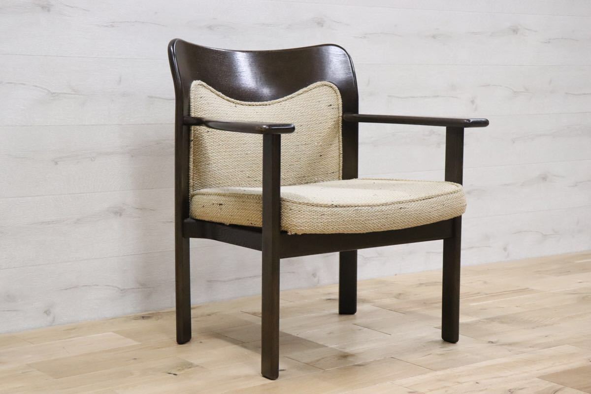 gmcn16B ○ Hock / ホック CONDE HOUSE カンディハウス インテリアセンター アームチェア ラウンジチェア ヴィンテージ 椅子 レトロ 希少