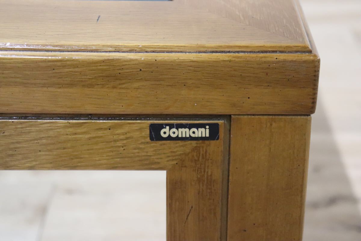 GMCK563 ○ domani / ドマーニ カリモク最高峰 Morganton モーガントン ガラス センターテーブル リビング テーブル 約15万