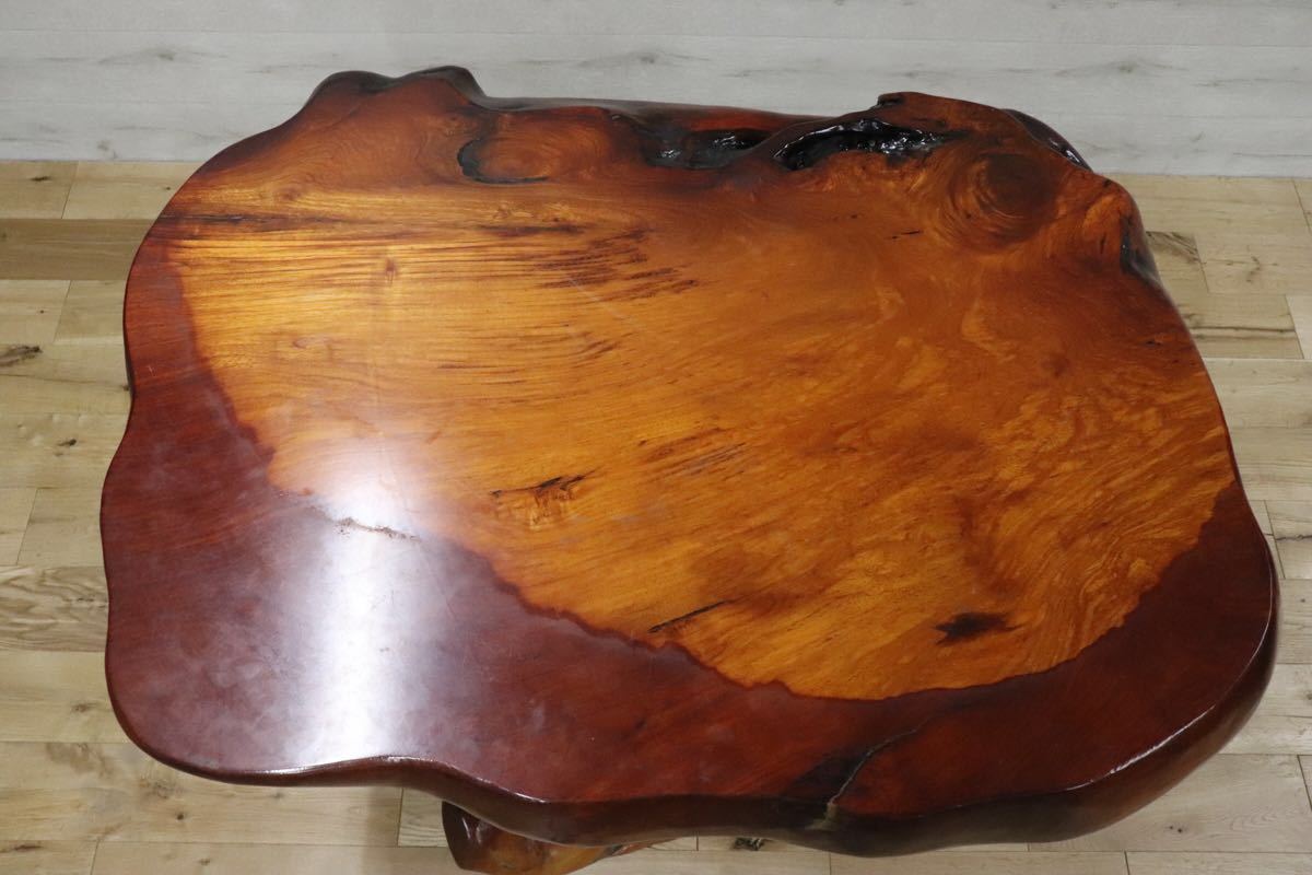 GMCK585○逸品 衝立 変木 無垢材 テーブル コンソール 飾り台 花台 オブジェ 和家具 座敷 玄関 天然木 工芸品 自然木