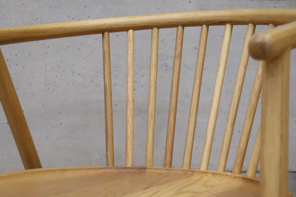 GMCT82 ○ ELMOOD パオラ アームチェア オーク材 北欧スタイル モダン ラウンジチェア 椅子 展示品 検)無印 北欧 ACTUS