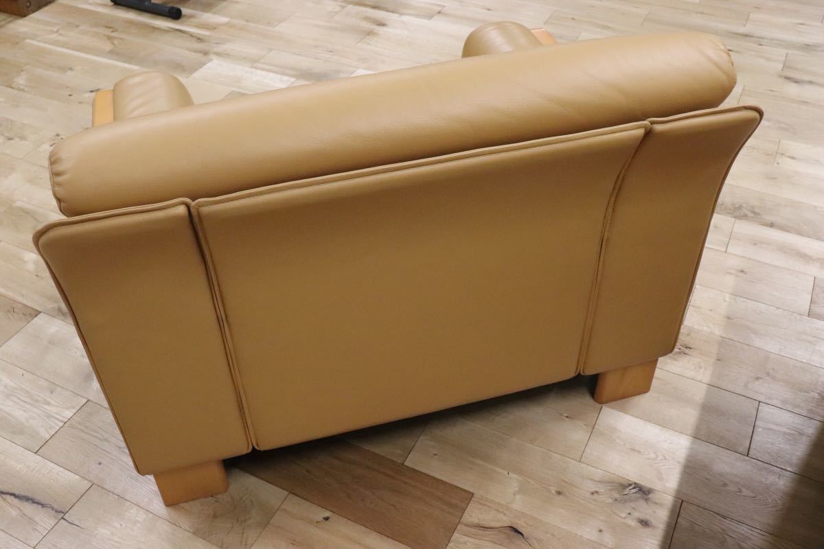 GMDN31 ○ モリシゲ / MORISHIGE 最高級 1人掛けソファ シングルソファ リビング 応接 本革 IDC大塚家具 国産 2脚セット