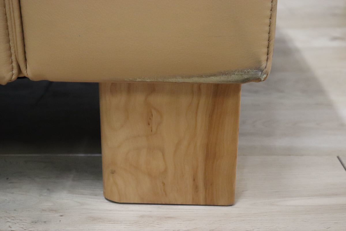 GMDN31 ○ モリシゲ / MORISHIGE 最高級 1人掛けソファ シングルソファ リビング 応接 本革 IDC大塚家具 国産 2脚セット