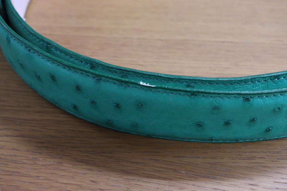 GMAHM01D ○ ALOST ベルト made in italy イタリア製 グリーン 定価約5万 未使用 在庫品