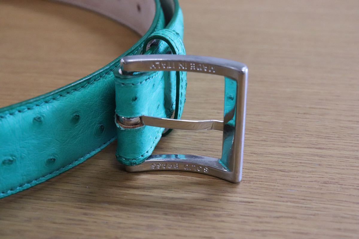 GMAHM01D ○ ALOST ベルト made in italy イタリア製 グリーン 定価約5万 未使用 在庫品