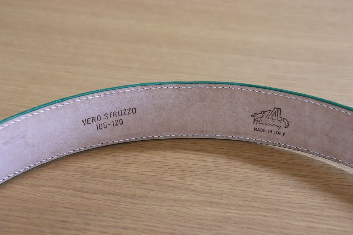 GMAHM01D ○ ALOST ベルト made in italy イタリア製 グリーン 定価約5万 未使用 在庫品