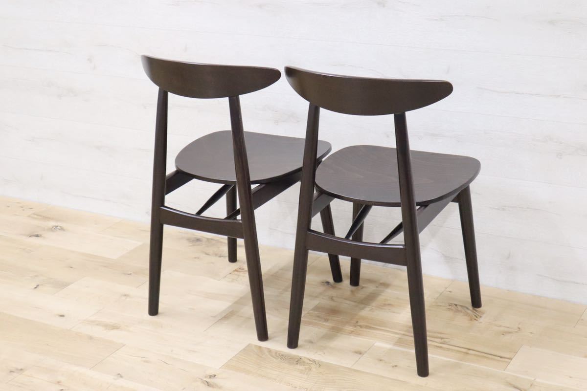 GMDNM76B ○ CHERRY / チェリー 桜屋工業 ダイニングチェア 椅子 展示未使用品 2脚セット