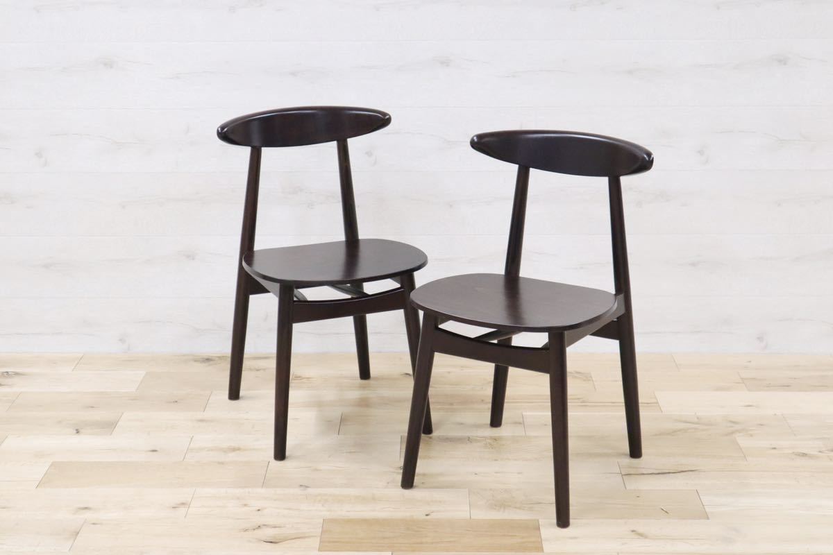 GMDNM76B ○ CHERRY / チェリー 桜屋工業 ダイニングチェア 椅子 展示未使用品 2脚セット