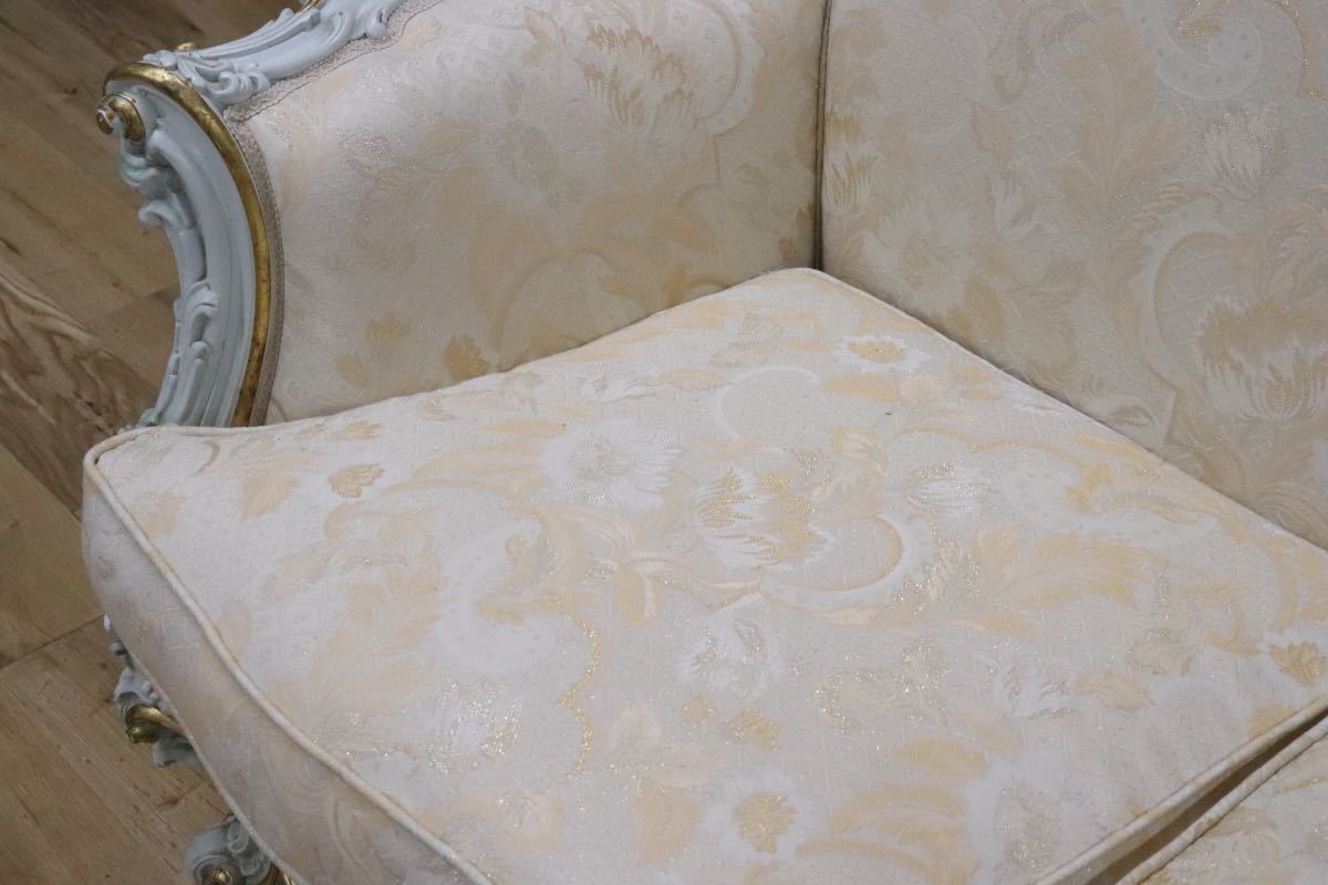GMDNS105○ SILIK / シリック lo stile di classe 2人掛けソファ 2Pソファ ラブソファ イタリア最高峰 姫家具 ロココ様式 展示品