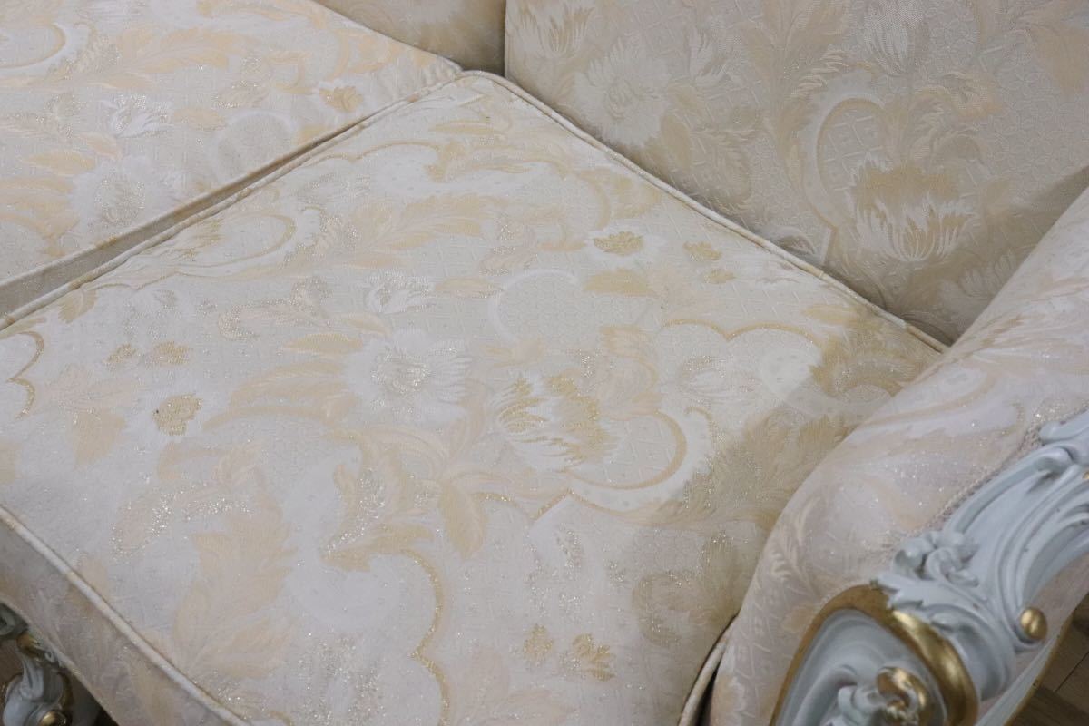 GMDNS105○ SILIK / シリック lo stile di classe 2人掛けソファ 2Pソファ ラブソファ イタリア最高峰 姫家具 ロココ様式 展示品