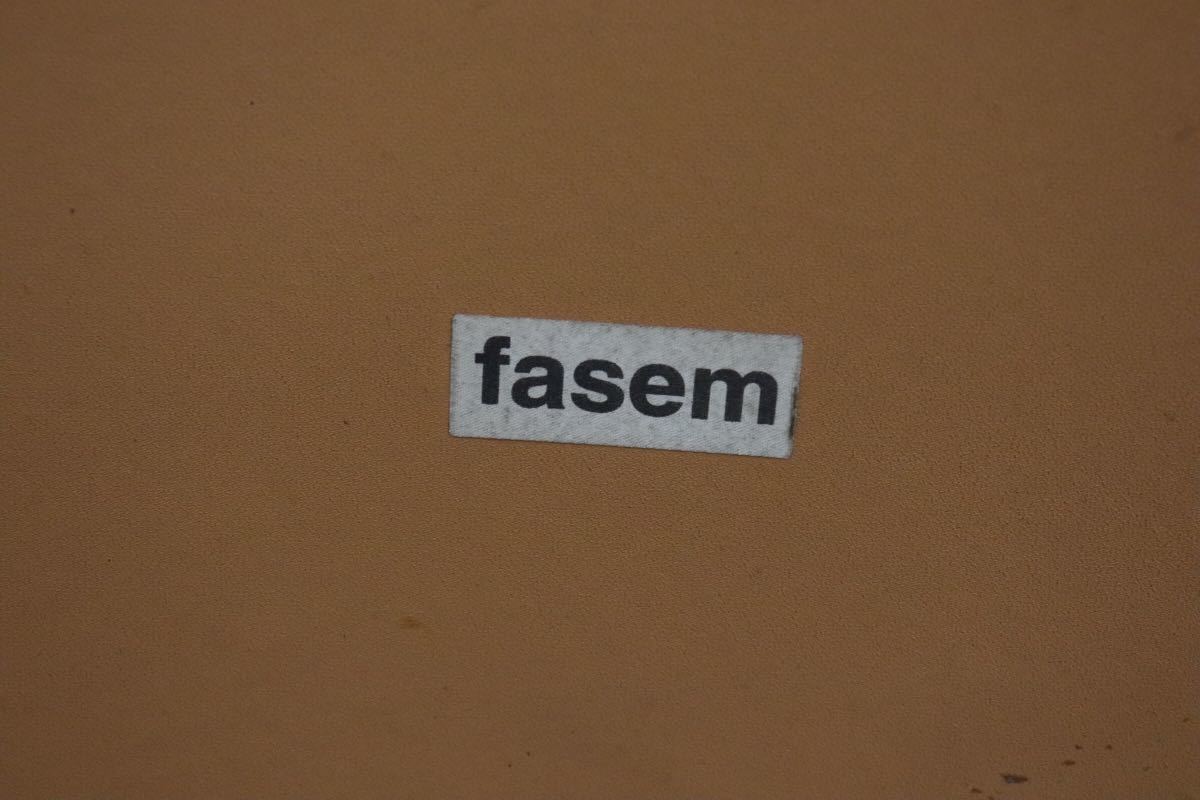 GMDNS100C ○ fasem / ファセム イタリア ビンテージ レザー チェア 革張り 希少 ACTUS アクタス